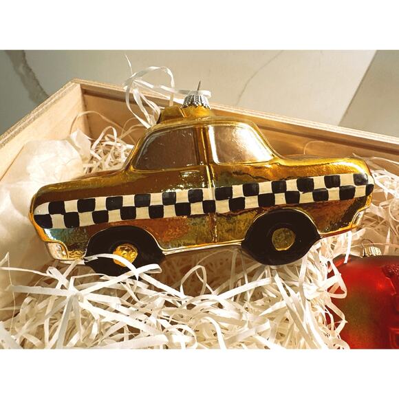 RARE Set of 3 New York Hand Blown Glass Ornaments Lauscha Glas Creation Saks - Picture 4 of 12